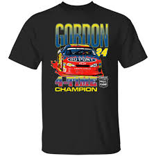He voted for dale earnhardt jr. Men S Jeff Gordon Nascar Hall Of Fame Class Of 2020 Inductee T Shirt Ebay