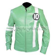 Ben 10 Movie Green Ben Tennyson Leather Jacket Stylo Fashions Leather Jacket Men Jackets Leather Jacket