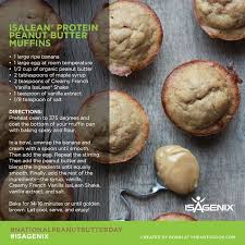 A New Recipe Isalean Protein Peanut Butter Muffins Isagenix Healthyrecipe Isagenix Snacks Isagenix Shake Recipes Recipes