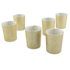 Shop for vintage gold candle holders at auction, starting bids at $1. Celebrate It Occasions Votive Holders Gold Glitter