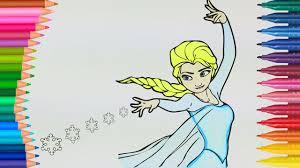 Karlar kraliçesi elsa boyama sayfası. Frozen Kralice Elsa Boyama Sayfasi Ile Renkleri Ogreniyorum Cocuklar Icin Eglenceli Boyama Videolari Youtube