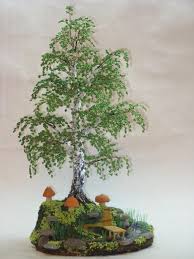 елка из бисера мастер класс с пошаговым фото для начинающих Pin Ot Polzovatelya Natasa Mandic Na Doske Tree Sculpture V 2020 G Bisernye Cvety Cvety Derevya Bonsaj
