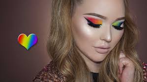Affordable flawless makeup transformation | nikkietutorials. Pride Tribute Rainbow Eyes Makeup Tutorial Nikkietutorials