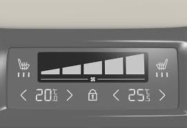 The top button controls the rear wiper on constant and the bottom button controls the rear wiper washer fluid. Regulating Fan Level For Rear Seat Climate Controls For Rear Seat Seats And Steering Wheel Xc60 2018 Volvo Support