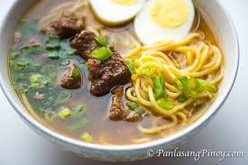 Beef Pares Mami Noodles Recipe Panlasang Pinoy Recipe Beef Pares Recipes Soup Dish