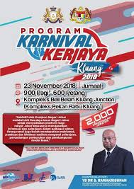Johor (/dʒəˈhɔːr/), also spelled as johore, is a state of malaysia in the south of the malay peninsula. Karnival Kerjaya Johor Uyulrosli Dot Com