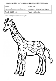 Kindergarten Work Sheets Smallwondersplayschool
