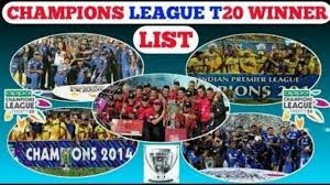 Well, real just won the champions league yesterday, but i don't know why it would've been a selected quiz in march of 2012, but it's good to why is only the club name accepted with those, and not the city? Champions League T20 Winners List From 2009 2014 Csk Mi Clt20 Sky Cricket Youtube