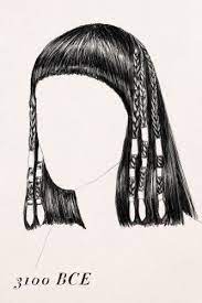 The Beautiful And Amazing History Of Braids Lovelyish Egyptian Hairstyles Egyptian Makeup Braids With Beads