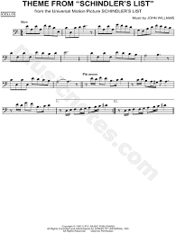 Schindler's list theme violin sheet music, also uploading the other movements of schindler's list :)if you want the sheet music, please check out my. Theme From Schindler S List From Schindler S List Sheet Music Cello Solo In A Minor Download Print Sku Mn0106373