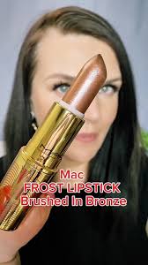 ✨ Trying out the new MAC Holiday Frost Lipstick in Brushed in Bronze!  Limited Edition! ✨ Subscribe to see more holiday releases and get ready to  shine this season! 💄🎄 #MACHoliday #HolidayMakeup ...