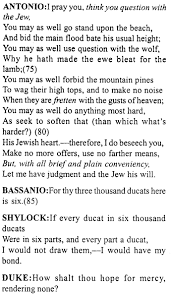 Merchant Of Venice Act 4 Scene 1 Translation Meaning Annotations Meant To Be English Reading Acting