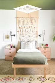 Free build plans & instructions! Diy Platform Bed In Just 3 Steps Vintage Revivals