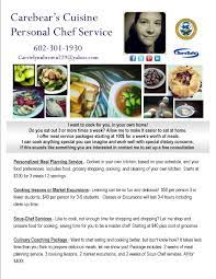 Services Cuisine Personal Chef Cooking