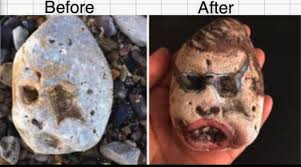 It's so funny how the blue rocks are aligned here