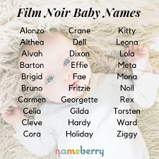 Baby Film Names Noir Film Noir Baby Names Unisex Baby Names Baby Names Unisex Name