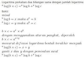 Maybe you would like to learn more about one of these? Rumus Perkalian Dan Pembagian Logaritma Matematika