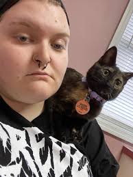 A lady who lives in sterling went to soldotna gave a man name Larry a  golden color cat 😸😺 last June. His wife Suzanne Suzie is looking for a  small kitten preferably