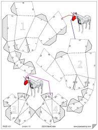 unicorn papercraft template instant download etsy papercraft templates horse template paper crafts