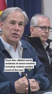 Texas Governor Greg Abbott warned residents across the state to be