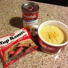 Cream Of Chicken Soup Top Ramen Thick Chunky Deliciousness Tried This Tonight It Was Yummy I Had To Use Two Packages Of Top Ramen Dinner Cooking Top Ramen