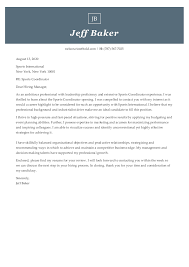 Sports Coach Cover Letter Jobhero