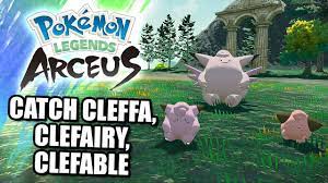 POKEMON LEGENDS ARCEUS: HOW TO CATCH NO 199 CLEFFA, NO 200 CLEFAIRY, NO 201  CLEFABLE POKEMON - YouTube