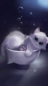 Animals Art Mobile Wallpaper Mobiles Wall Animal Paintings Cute Cat Illustration Animal Art