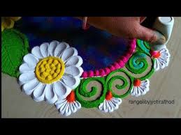 Flowers Rangoli Designs For School Competition Youtube In 2020 Rangoli Designs For Competition Rangoli Designs Rangoli Designs Images
