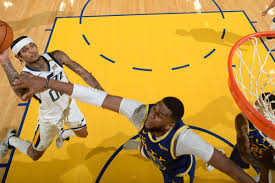 Blue & gold holiday by ron lennon + wellsy. Utah Jazz Drop A Tough One In Golden State To The Warriors Slc Dunk
