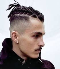 First one needs to tie the entire hair with the micro braiding technique. Double Braided Mohawk Hairstyle Zig Zag Braids For Men Askhairstyles