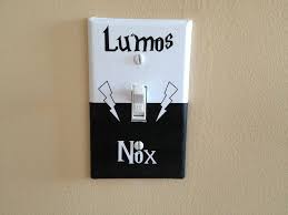Harry Potter Lumos Nox Wizardry Light Switch Covers Home Decor Outlet Ebay Harry Potter Light Harry Potter Lumos Harry Potter Nursery