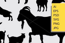 Download Goat And Sheep 1 Animal Silhouette Graphic By Cove703 Creative Fabrica Animal Silhouette Sheep Material Design Background Yellowimages Mockups