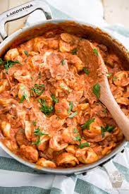 Tortellini Alla Gigi Recipe Tortellini Recipes Rose Sauce Recipe Pasta Dishes