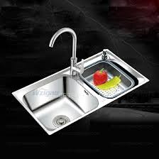 double sinks nickel brushed stainless
