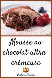 Mousse Au Chocolat Ultra Cremeuse La Recette Facile En 2020 Recette Mousse Au Chocolat Recette Facile