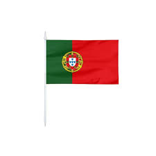 Flaga portugalii grafika wektorowa, obrazy portugalii. Choragiewka Portugalii 30x19cm