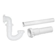 everbilt 1 1/2 in. white plastic sink