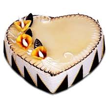 Birthday Cake Heart Shape Chocolate The Butter White Butterscotch Cake Heart Shaped Cakes Happy Birthday Cakes White Chocolate Cake