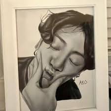 BTS Jungkook Print of Original Drawing