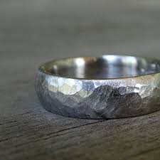 Recycled 950 Palladium Matte Hammered Wedding Band Comfort Fit Made To Order Hammered Wedding Bands Palladium Mens Wedding Bands Hammered Ring Men
