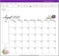 Free Onenote Template 2020 2021 Calendar The Thrifty Freckles In 2020 Onenote Vorlagen Vorlagen Kostenlos