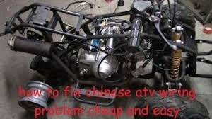 I have a hensim 150cc quad and couldn't find a wiring diagram. How To Fix Chinese Atv Wiring No Wiring No Spark No Problem Youtube