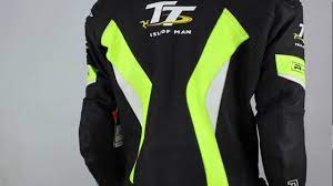 Rst R 16 Isle Of Man Tt Leather Jacket 1762 Black Yellow Youtube