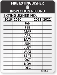 Free fire inspection forms for mobile and tablet fire, safety and security inspections. Printable Fire Extinguisher Inspection Tags Free Vector N Clip Art