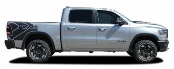 Get easy access to the rear of your truck bed with the trekstep. Revolution Sides 2019 2020 2021 Dodge Ram Rebel Side Bed Decals Vinyl Graphic Stripe Kit Moproauto Professional Vinyl Graphics And Striping
