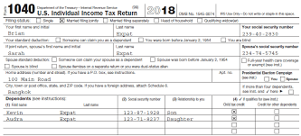 Ngpf activity bank taxes completing a 1040 answer key : Completing Form 1040 With A Us Expat 1040 Example
