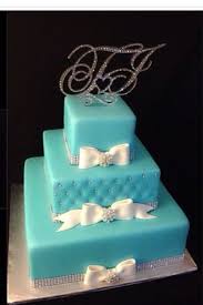 The Most Beautiful Tiffany Blue Cake Tiffany Blue Cakes Tiffany Cakes Quinceanera Cakes