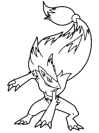 Click the zoroark in pokemon coloring pages to view printable version or color it online (compatible with ipad and android tablets). Pin On Dcp