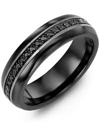 Skip to main search results. Men S Women S Eternity Black Diamond Wedding Ring In Black Ceramic Half Round Black Gold 10k 6 5mm 15 Black Diamonds 0 15ct Size 10 Madani Rings